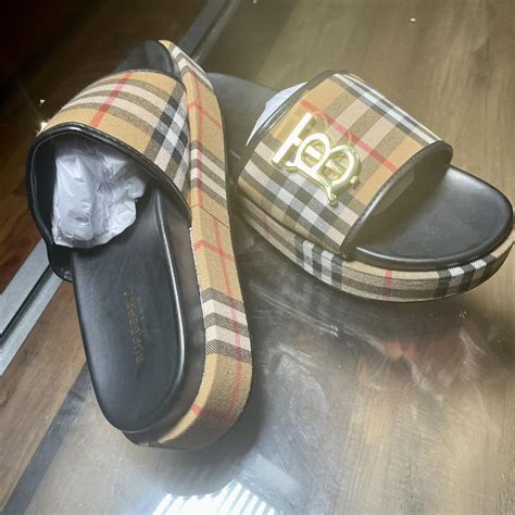 burberry slides sale